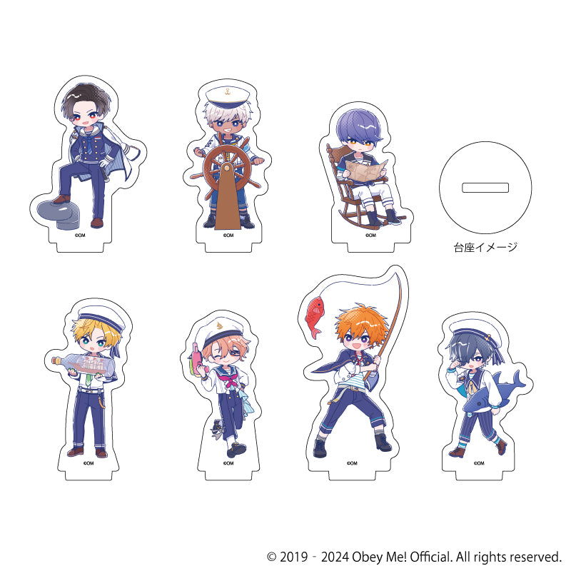 (Goods - Acrylic Stand) [Obey Me!] Acrylic Petit Stand 09 - Marine Sailor Ver. (Candy Art) (Blind Box -Single)