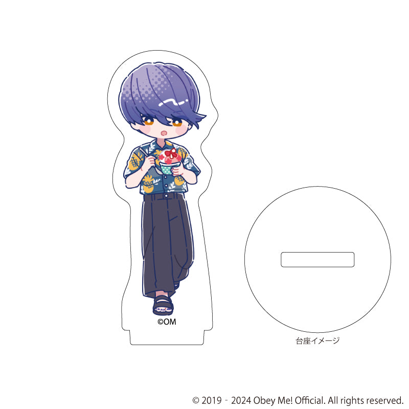 (Goods - Acrylic Stand) [Obey Me!] Nightbringer Acrylic Petit Stand 12 - Aloha Ver. (Candy Art) (Blind Box -Single)