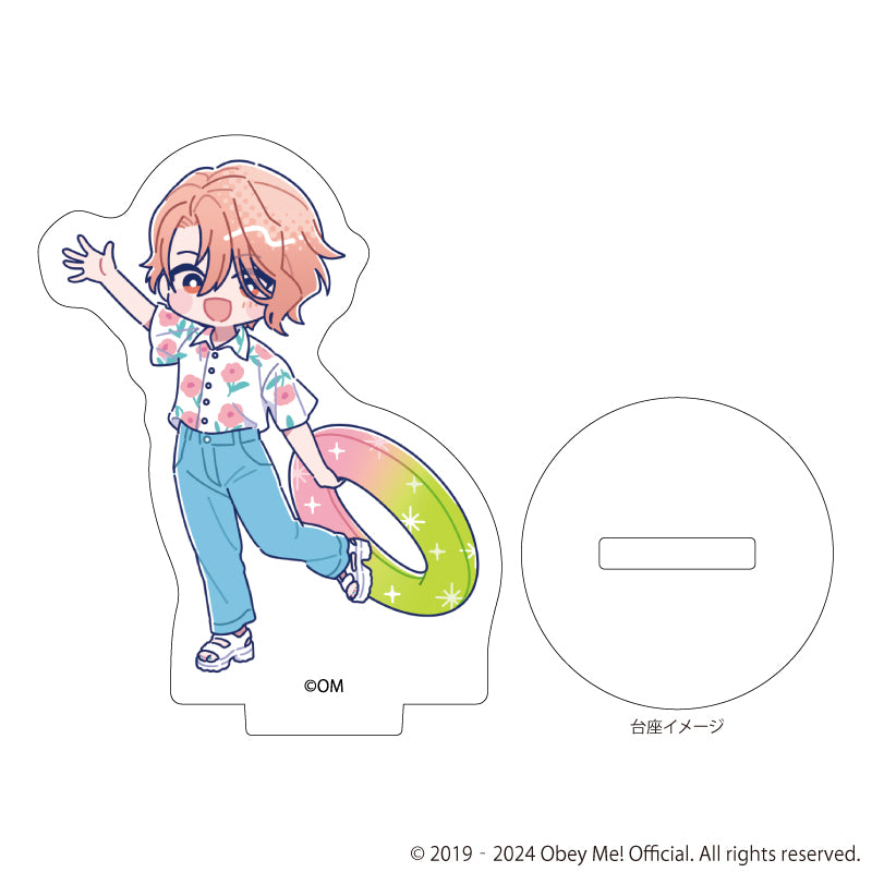 (Goods - Acrylic Stand) [Obey Me!] Nightbringer Acrylic Petit Stand 12 - Aloha Ver. (Candy Art) (Blind Box -Single)