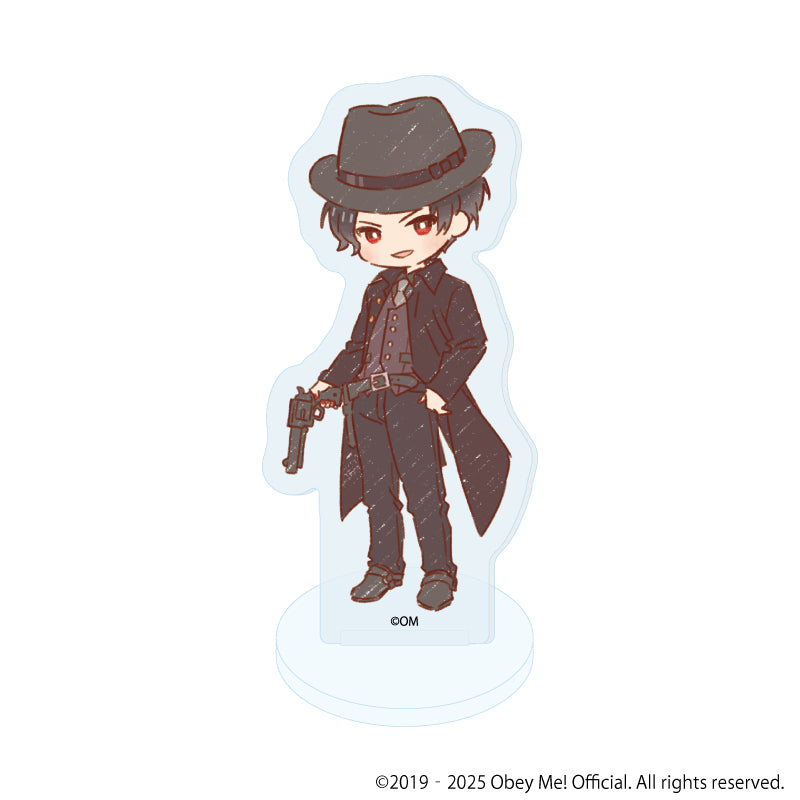 (Goods - Acrylic Stand) [Obey Me! Nightbringer] Acrylic Petit Stand 13 - Cowboy ver. (Retro Art) (Blind Box)
