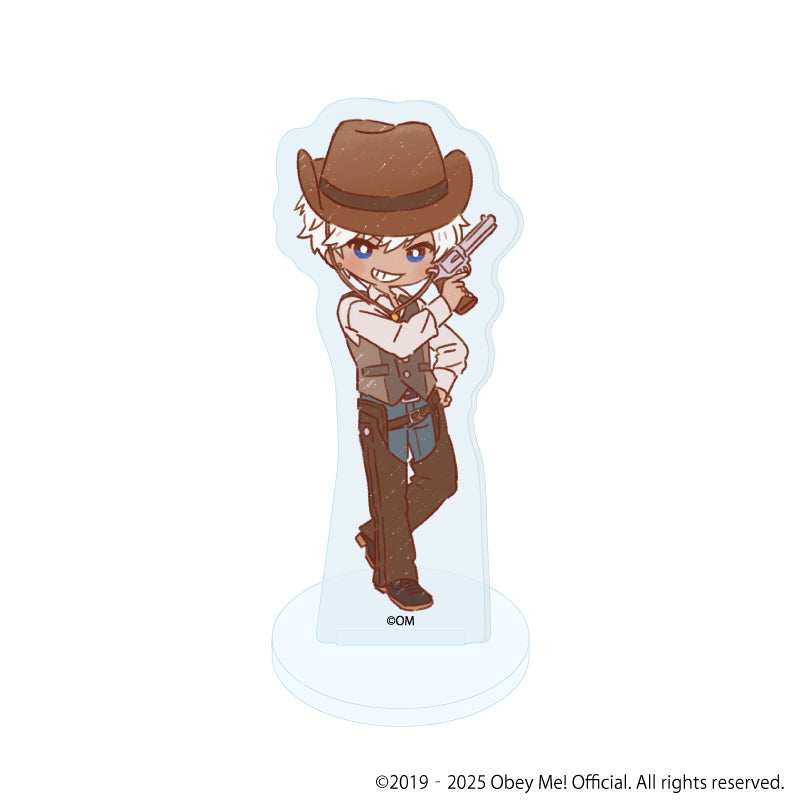 (Goods - Acrylic Stand) [Obey Me! Nightbringer] Acrylic Petit Stand 13 - Cowboy ver. (Retro Art) (Blind Box)
