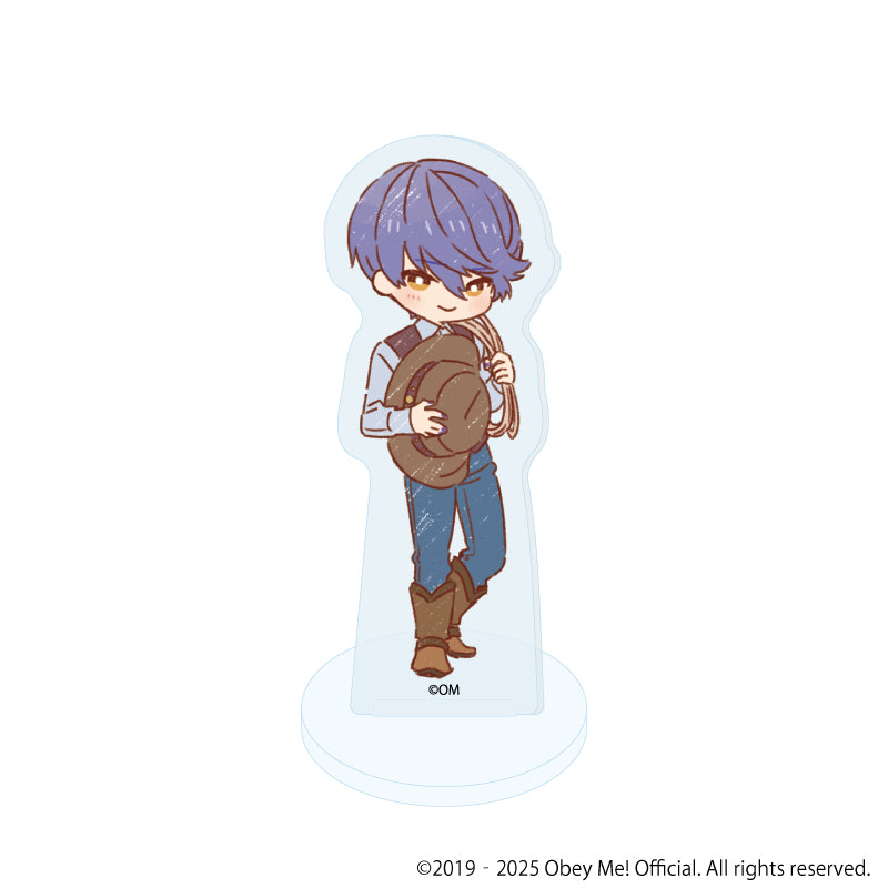 (Goods - Acrylic Stand) [Obey Me! Nightbringer] Acrylic Petit Stand 13 - Cowboy ver. (Retro Art) (Blind Box)