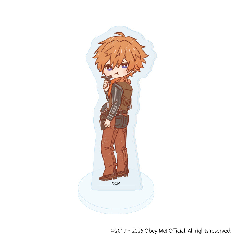 (Goods - Acrylic Stand) [Obey Me! Nightbringer] Acrylic Petit Stand 13 - Cowboy ver. (Retro Art) (Blind Box)