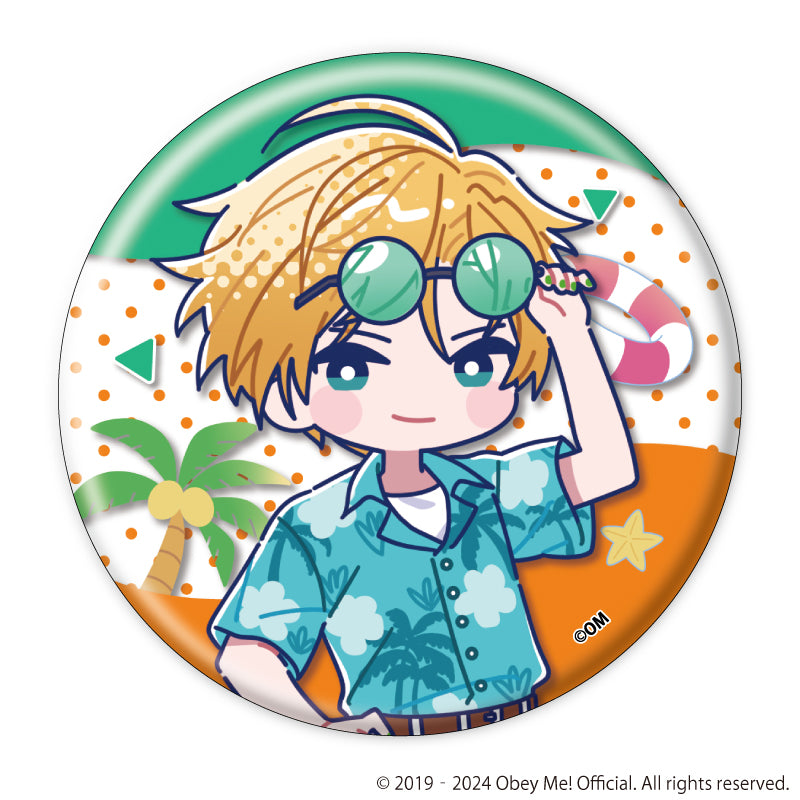 [Obey Me!] Nightbringer Button Badge 15 - Aloha Ver. (Candy Art) (Blind Box -Single)