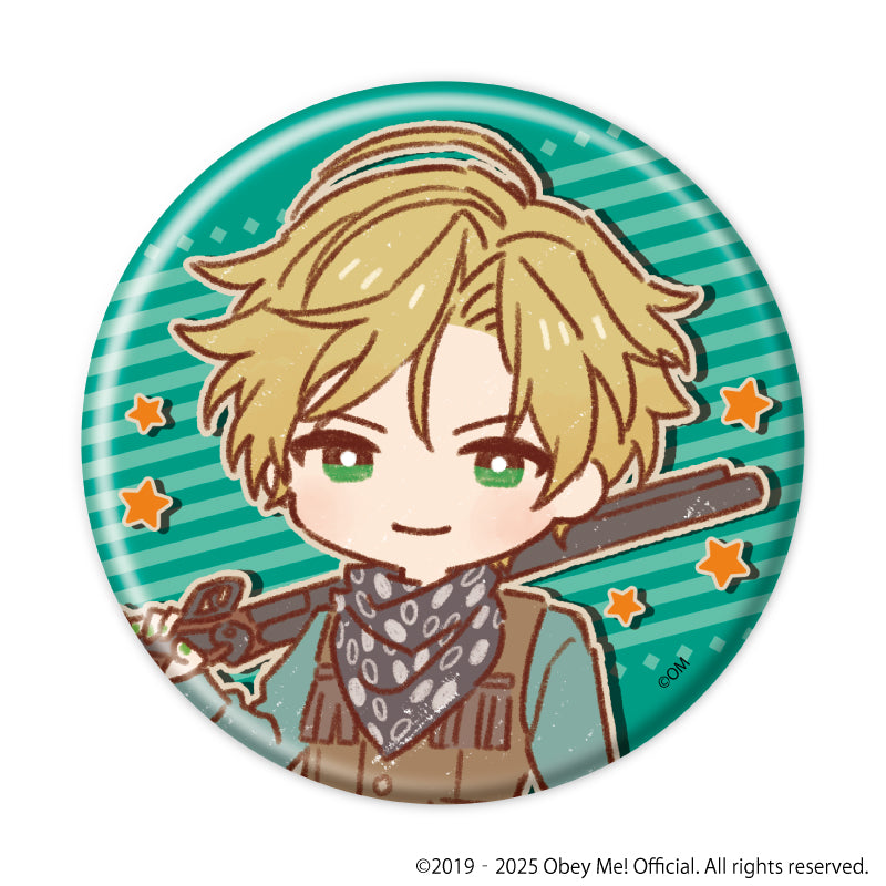 [Obey Me! Nightbringer] Button Badge 19 - Cowboy ver.(Retro Art) (Blind Box)