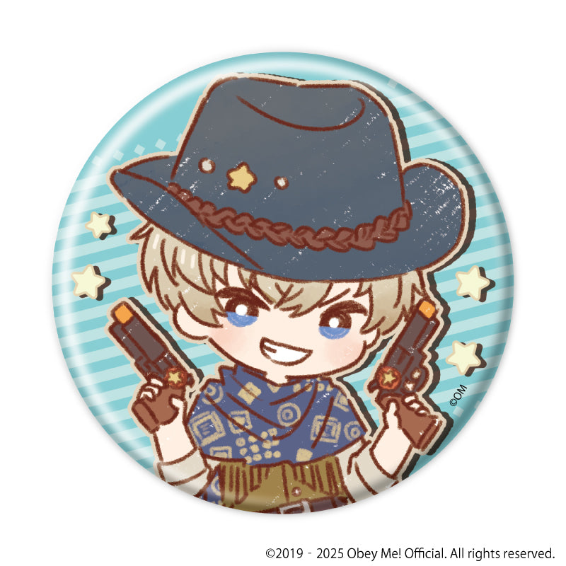 [Obey Me! Nightbringer] Button Badge 20 - Cowboy ver. (Retro Art) (Blind Box)
