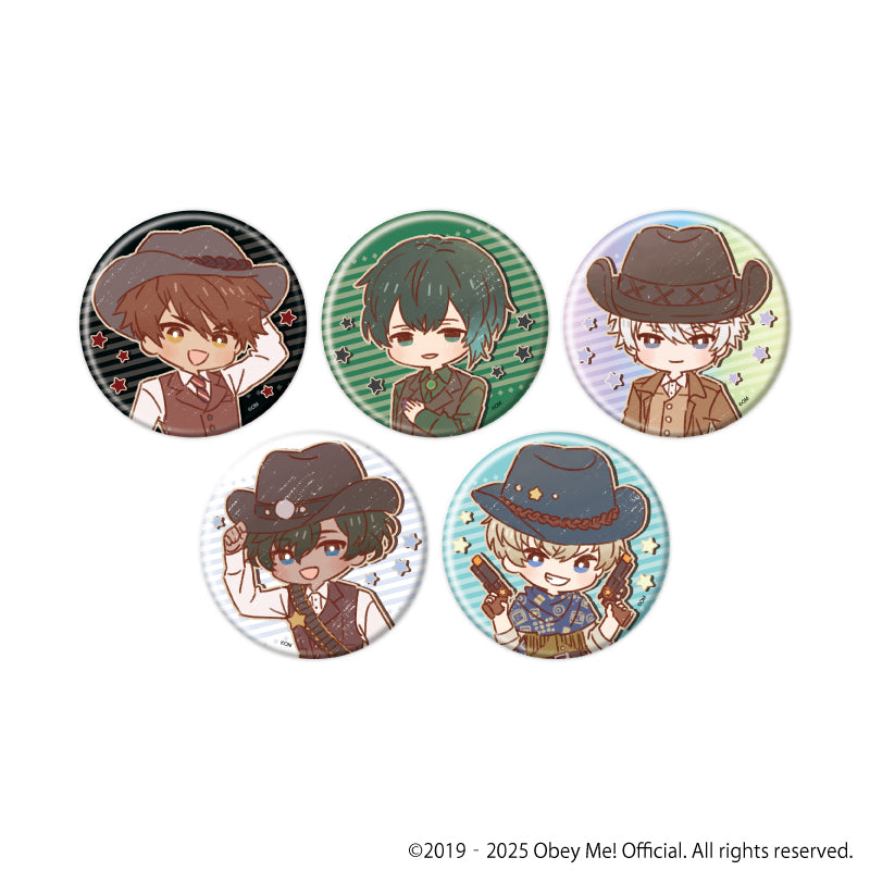 [Obey Me! Nightbringer] Button Badge 20 - Cowboy ver. (Retro Art) (Blind Box)