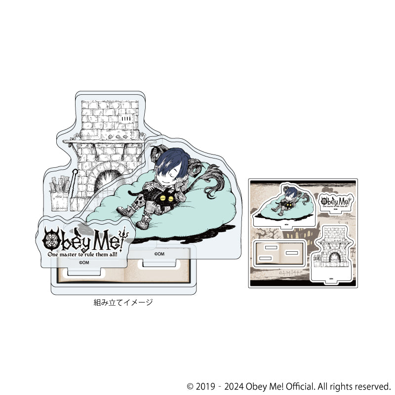 (Goods - Acrylic Stand) [Obey Me!] Acrylic Stand Belphegor (Mini Character Art)