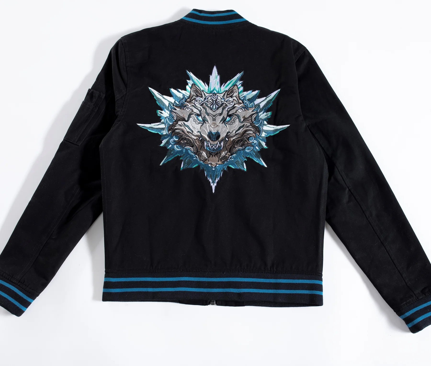 (Goods - Apparel) Bibisama Bomber Jacket Zodiac Bomber - Dog (Black Cotton)