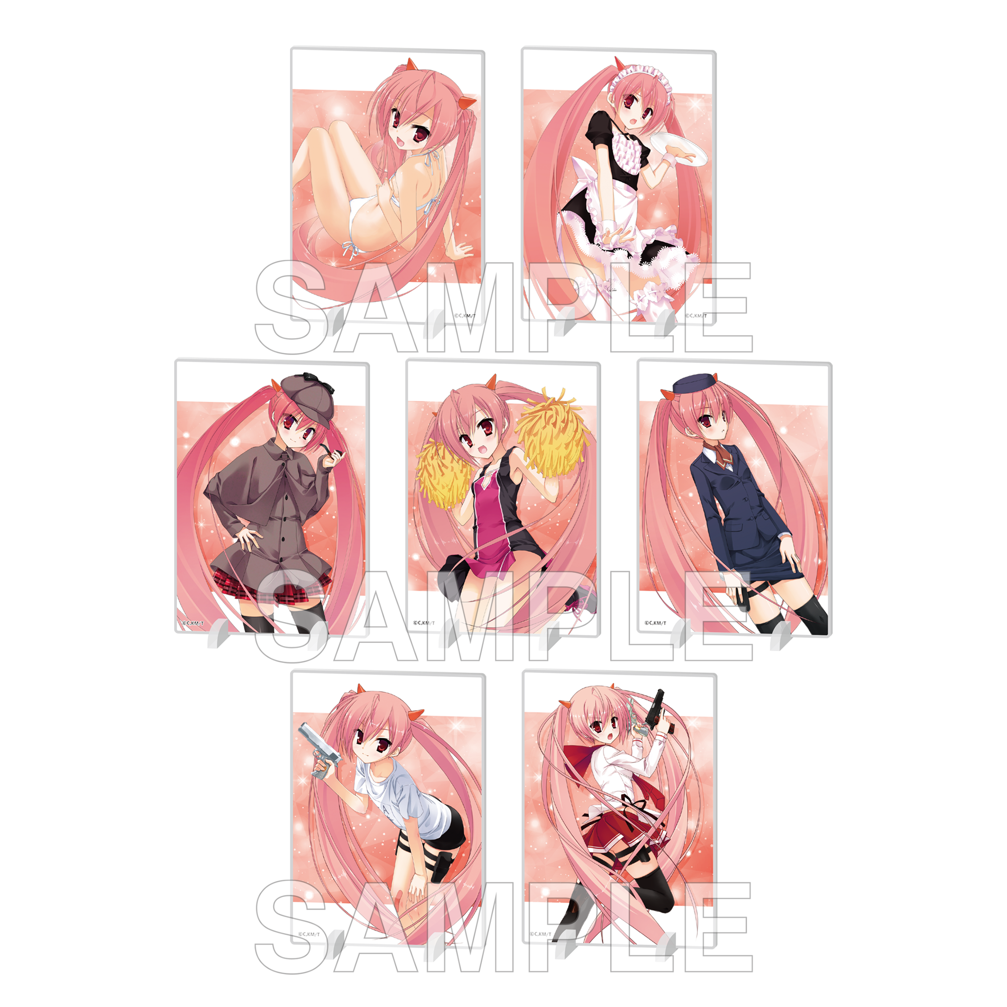 (Goods - Acrylic Stand) Aria the Scarlet Ammo Trading Mini Acrylic Stand Panel - Anime Adaptation 15th Anniversary Ver. A  (Blind Box - Single)