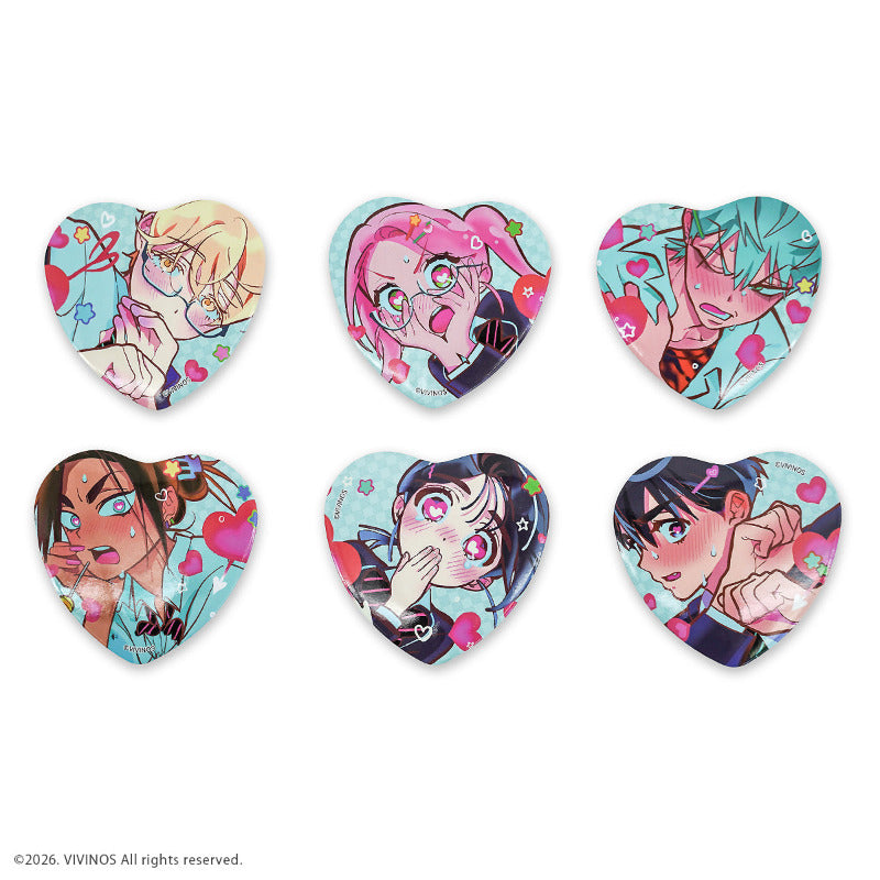 (Goods - Badge) Alien Stage Random Heart Badge (Box of 6)