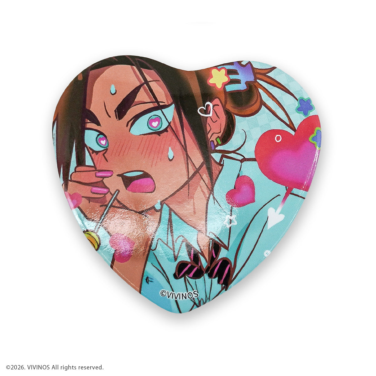 (Goods - Badge) Alien Stage Random Heart Badge (Box of 6)