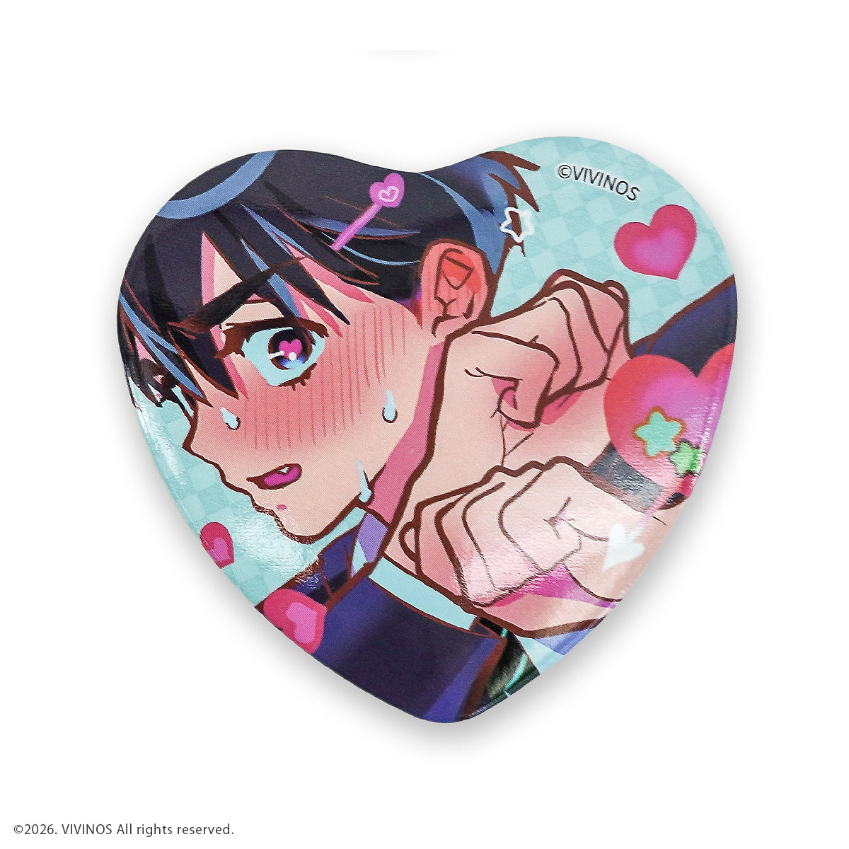 ALIEN STAGE ふもコレ ランダムハート缶バッジ ヒョナ　18点 Alien Stage Random Heart Badge | animate USA