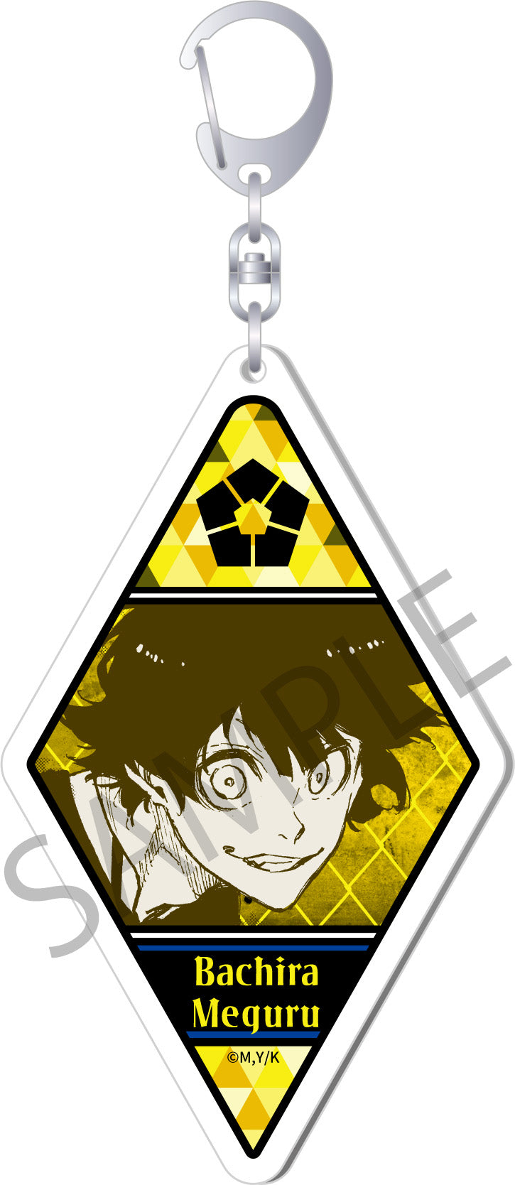 [Blue Lock] Overseas Exclusive Design Changeable Acrylic Keychain /Meguru Bachira