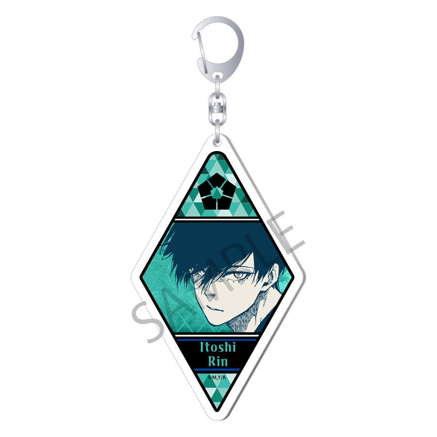 [Blue Lock] Overseas Exclusive Design Changeable Acrylic Keychain /Rin Itoshi