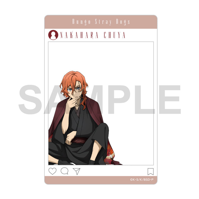 (Goods - Card) Bungo Stray Dogs SNS Style Clear Card AGF 2025 Ver. A (Blind Box -Single)