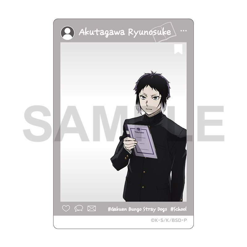 (Goods - Card) Bungo Stray Dogs SNS Style Clear Card AGF 2025 Ver. B (Blind Box -Single)