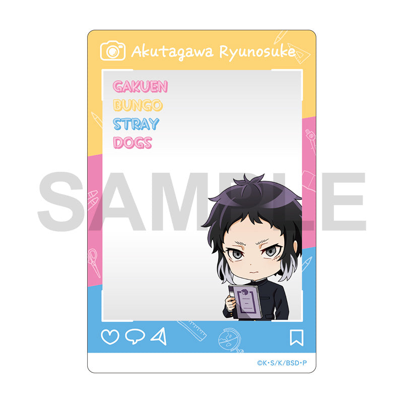 (Goods - Card) Bungo Stray Dogs SNS Style Clear Card AGF 2025 Ver. B (Blind Box -Single)