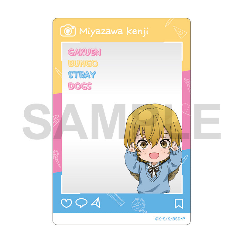(Goods - Card) Bungo Stray Dogs SNS Style Clear Card AGF 2025 Ver. B (Blind Box -Single)