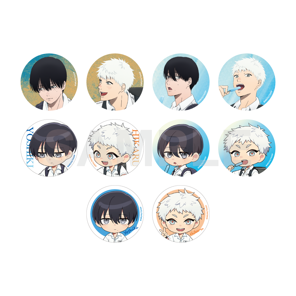 (Goods - Badge) TV Anime The Summer Hikaru Died Tradable Tin Badge School Commute Series (Blind Box -Single)