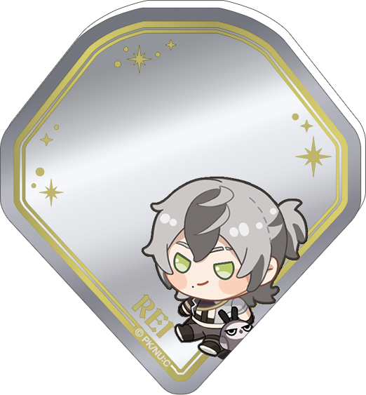 (Goods - Sticker) NU: Carnival Acrylic Mirror Sticker / Rei