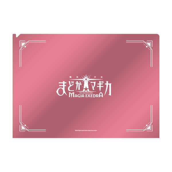 (Goods - Clear File) //Preorder// Puella Magi Madoka Magica Magia Exedra Metalic File Folder Kaname Madoka