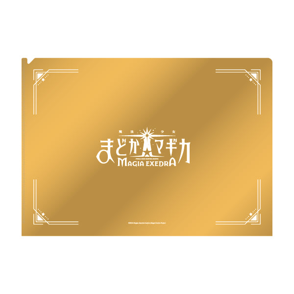 (Goods - Clear File) //Preorder// Puella Magi Madoka Magica Magia Exedra Metalic File Folder Tomoe Mami