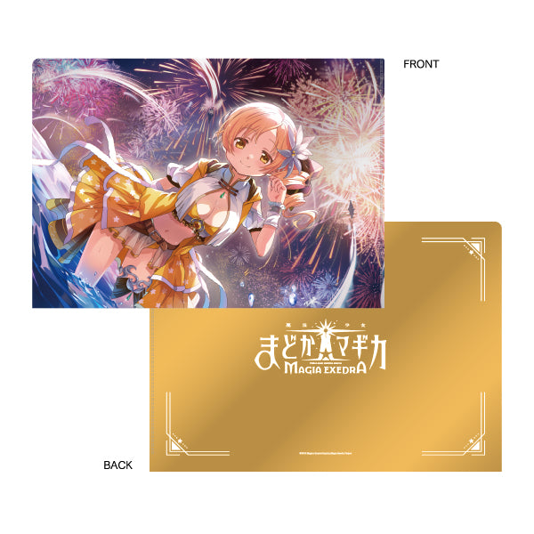 (Goods - Clear File) //Preorder// Puella Magi Madoka Magica Magia Exedra Metalic File Folder Tomoe Mami