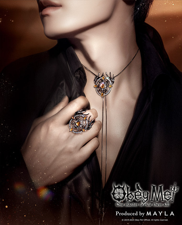 (Goods - Accessory) Obey Me! ICONIQUE CHOKER & RING OBJET [Leviathan]