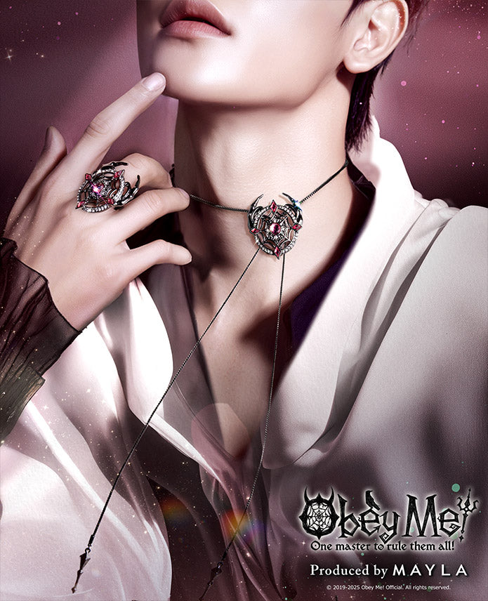 (Goods - Accessory) Obey Me! ICONIQUE CHOKER & RING OBJET [Asmodeus]