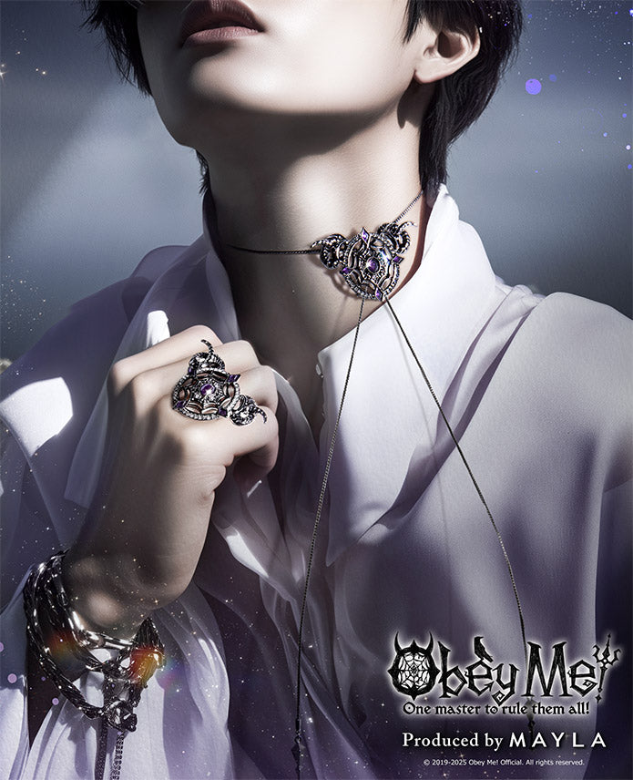 (Goods - Accessory) Obey Me! ICONIQUE CHOKER & RING OBJET [Belphegor]
