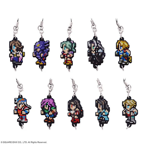 (Goods - Keychain) [Final Fantasy] Rubber Keychain DOT CHARA vol. 2 (Blind Box -Single)