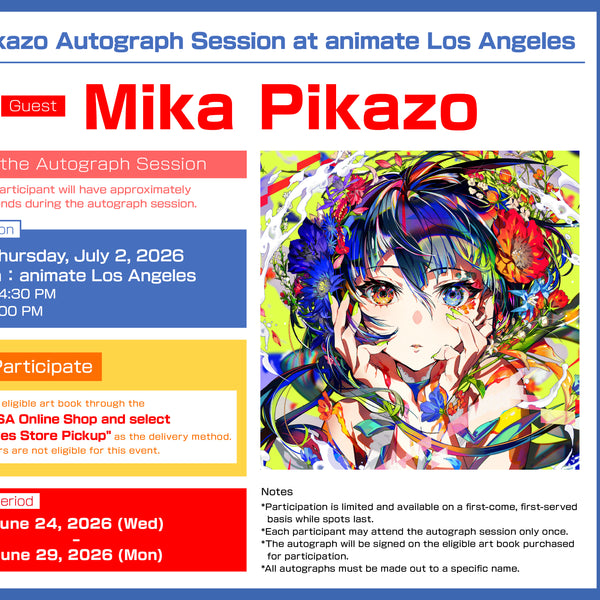 Mika Pikazo Autograph Session 2026 Ticket