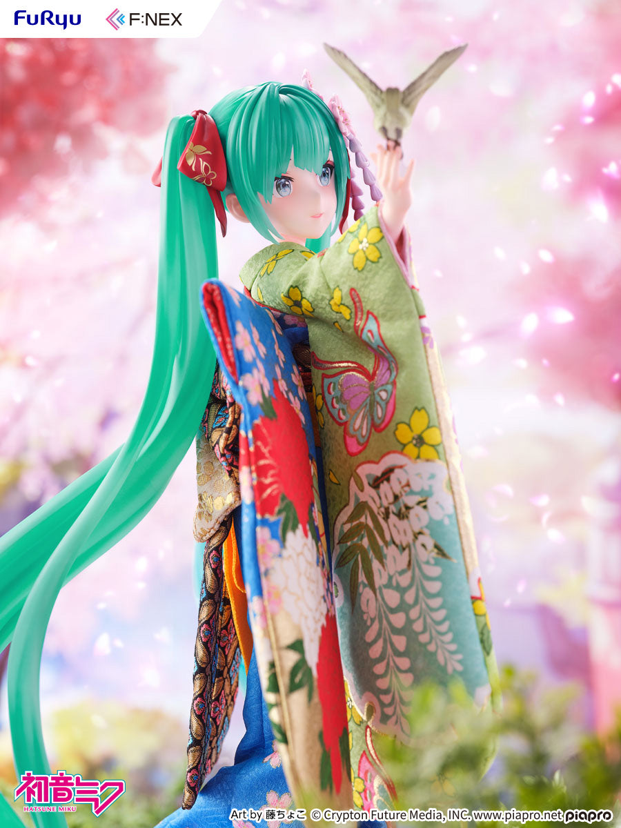 (1/4 Scale Figure) VOCALOID Yoshitoku x F:NEX Hatsune Miku: Japanese Doll