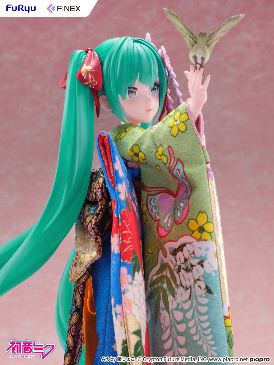 (1/4 Scale Figure) VOCALOID Yoshitoku x F:NEX Hatsune Miku: Japanese Doll