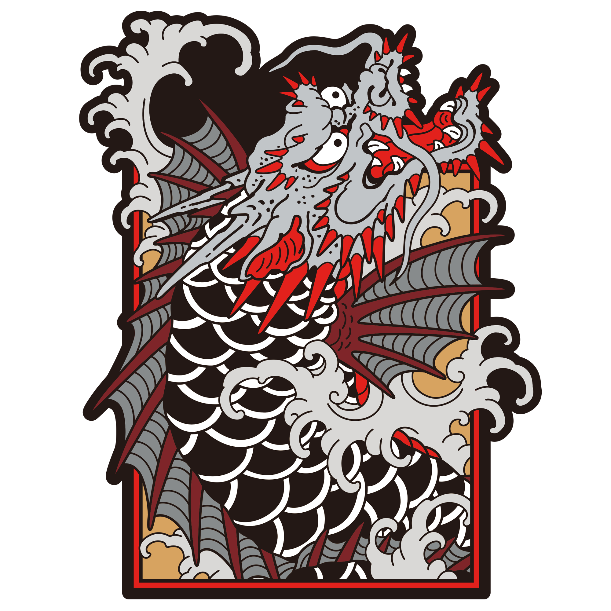 [Like a Dragon] Pin Badge / Dragonfish