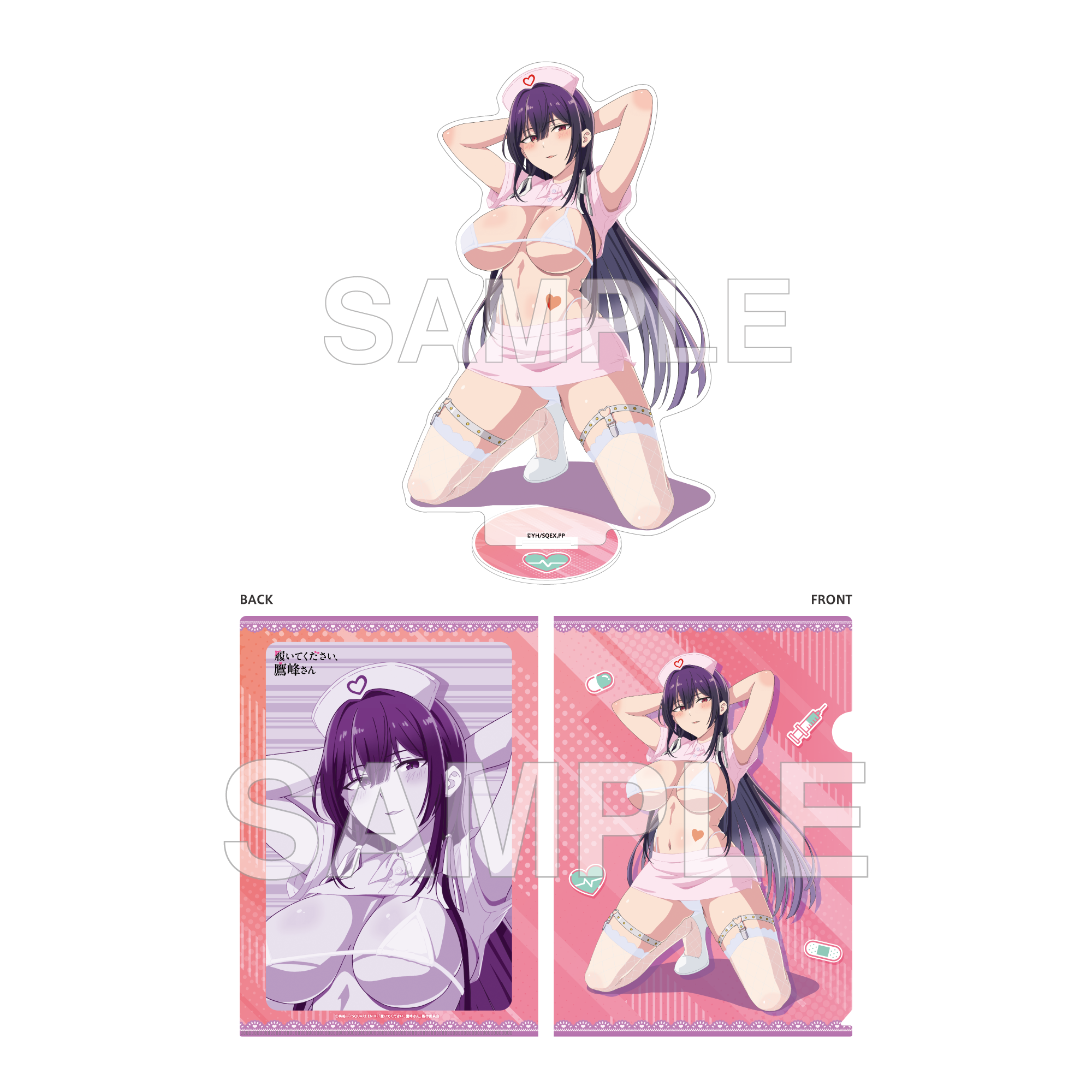(Goods - Set) Please Put Them On, Takamine-san File Folder & Acrylic Stand Set