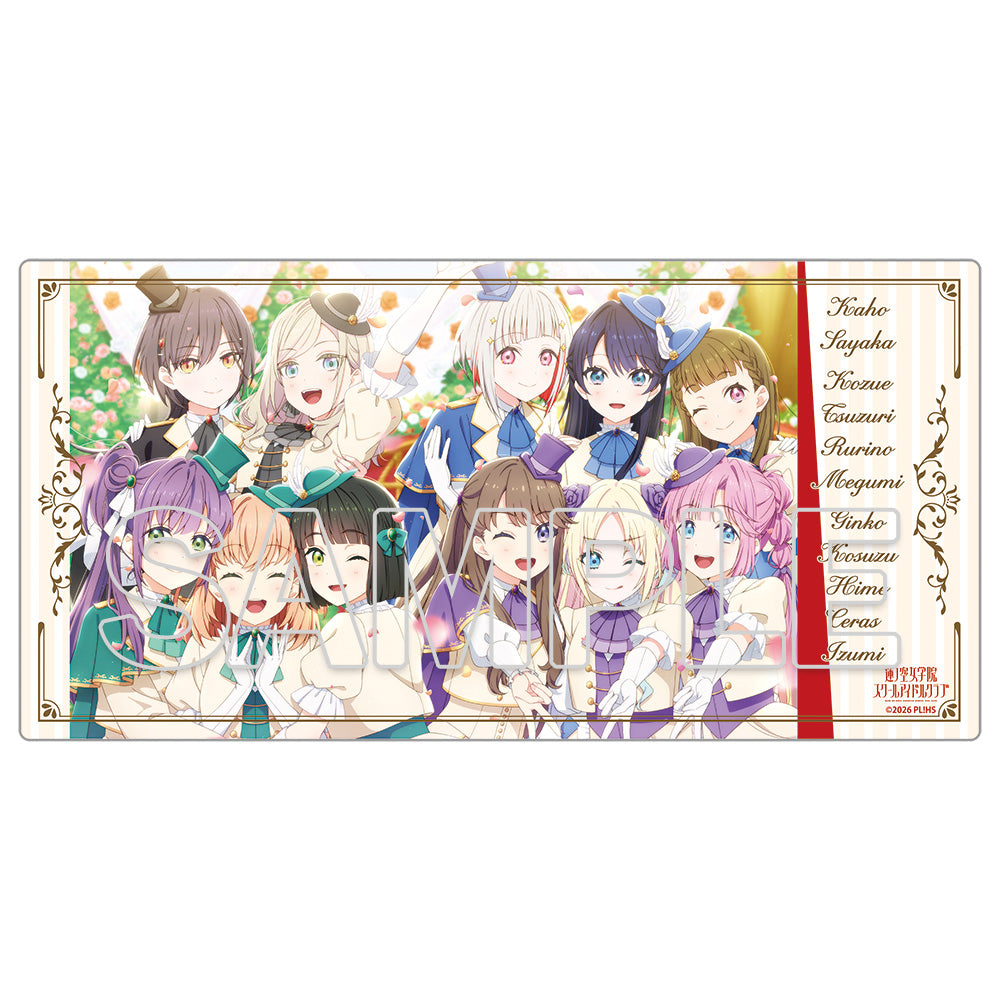 (Goods - Mat) Love Live! Hasunosora Jogakuin School Idol Club Desk Mat Ver. Bloom Garden Party