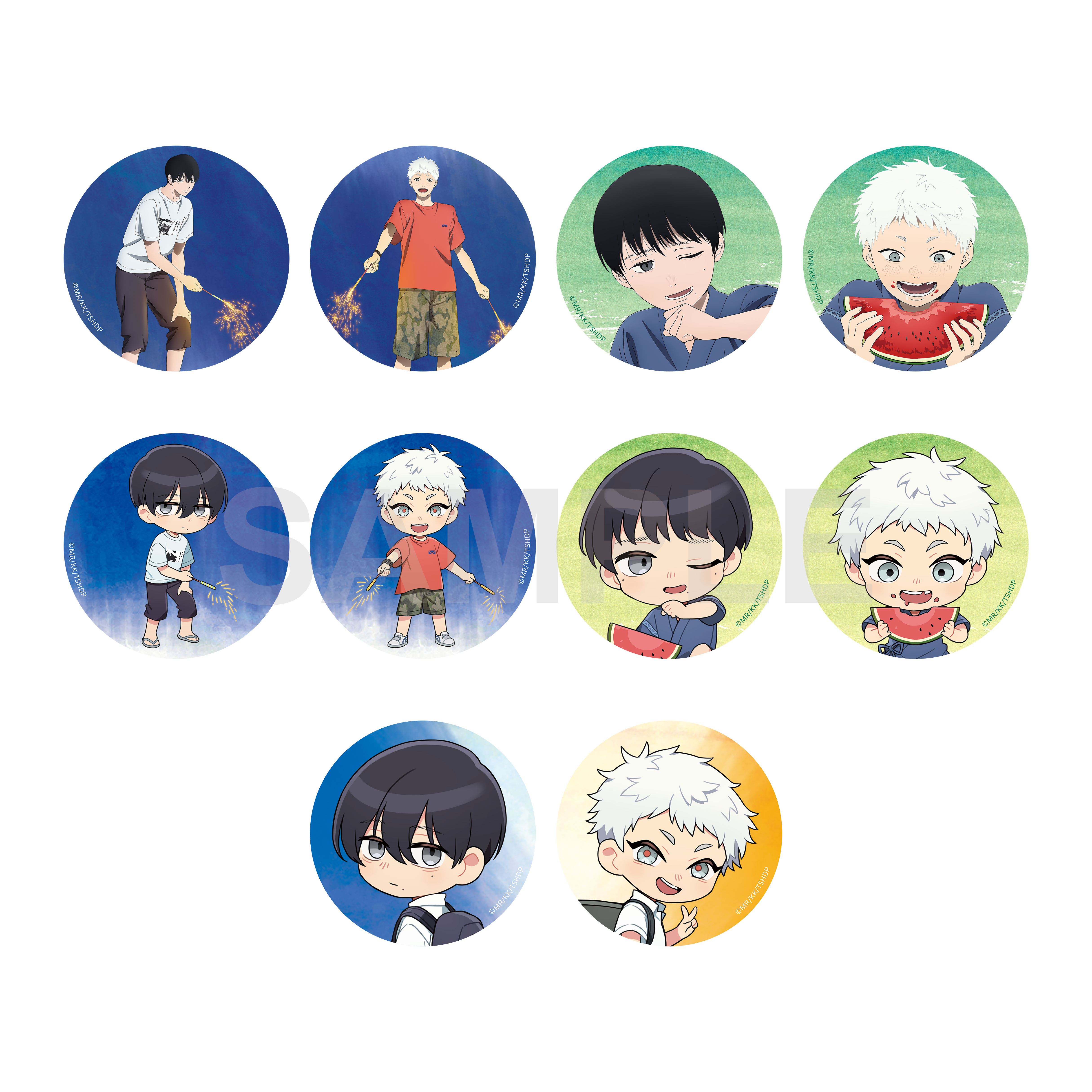 (Goods - Badge) 文豪ストレイドッグス Tradable Holographic Tin Badges - novels ver.3 (Blind Box - Single)