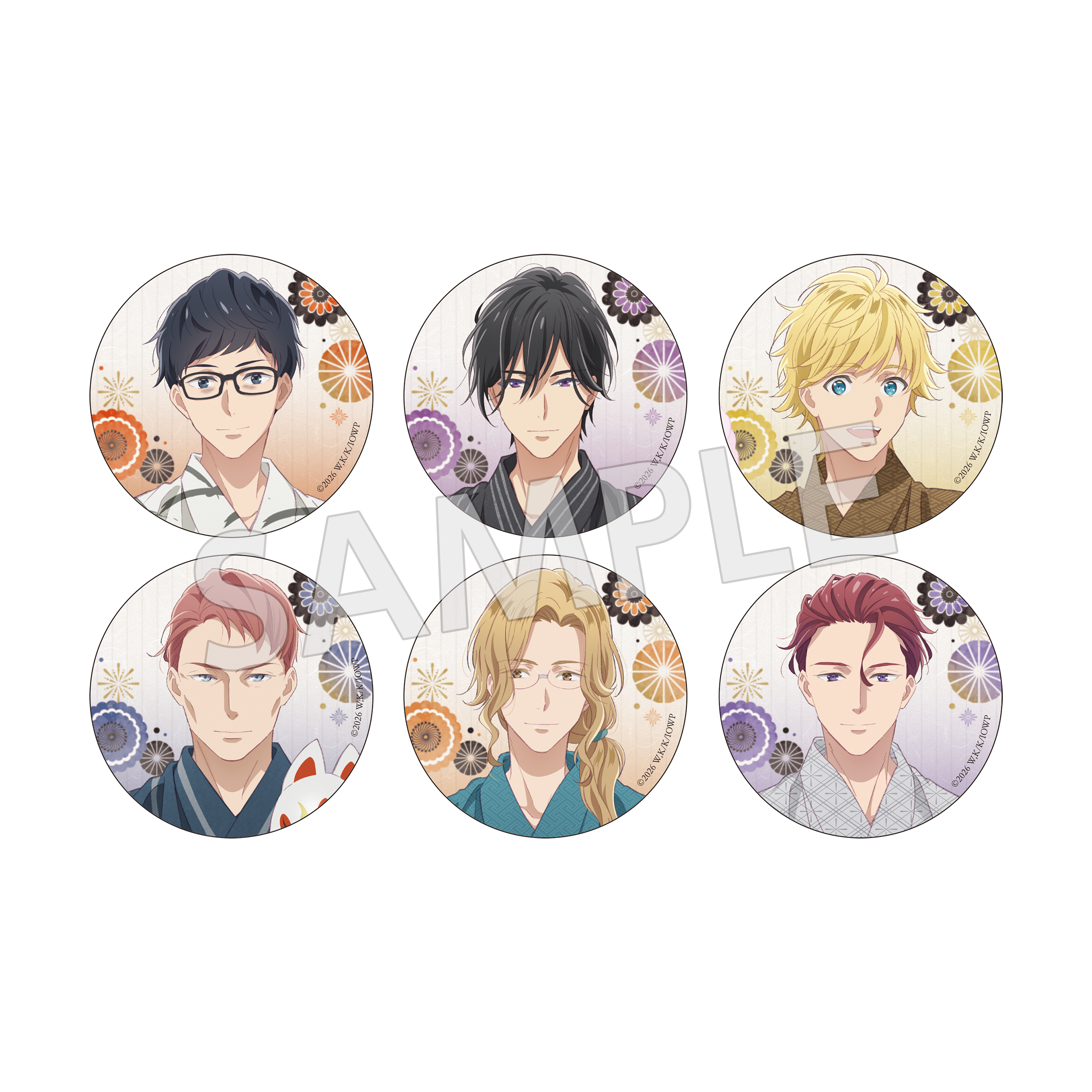 (Goods - Badge) Isekai Office Worker: The Other World's Books Depend on the Bean Counter Tradable Tin Badge - Iseshachi Noryo Festival Ver. A (Blind Box -Single)