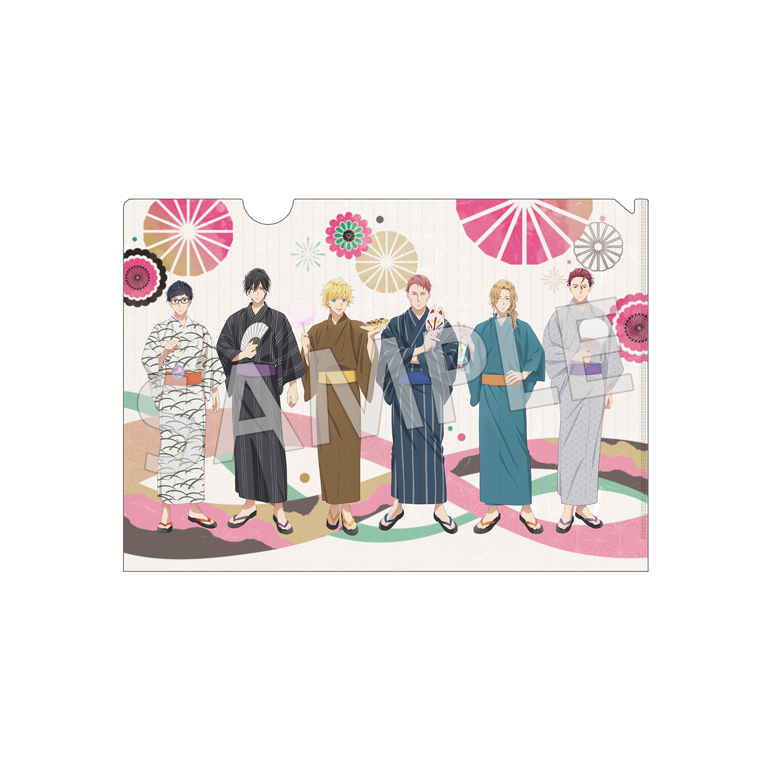 (Goods - Clear File) Isekai Office Worker: The Other World's Books Depend on the Bean Counter Clear File Set - Iseshachi Noryo Festival Ver.