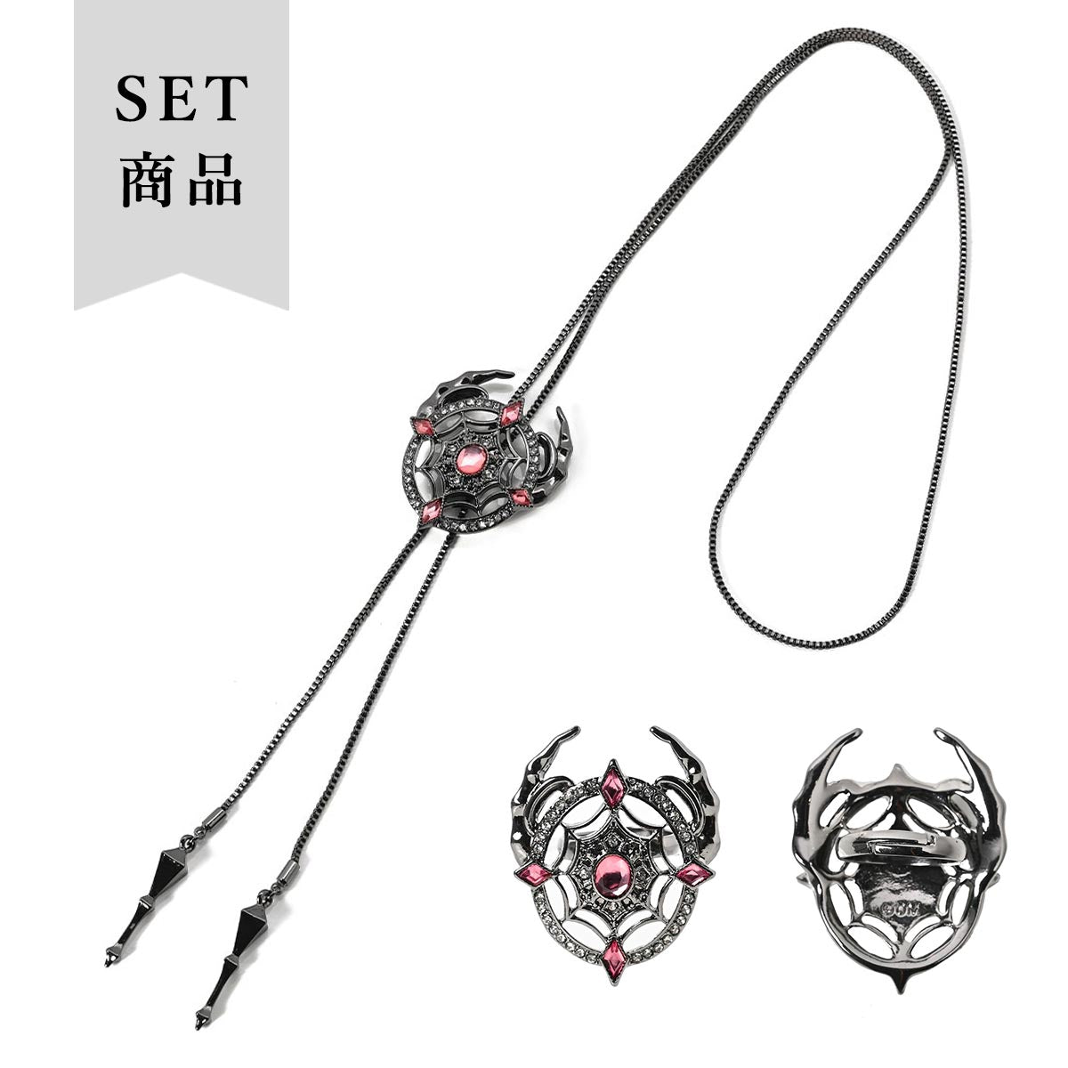 (Goods - Accessory) Obey Me! ICONIQUE CHOKER & RING OBJET [Asmodeus]