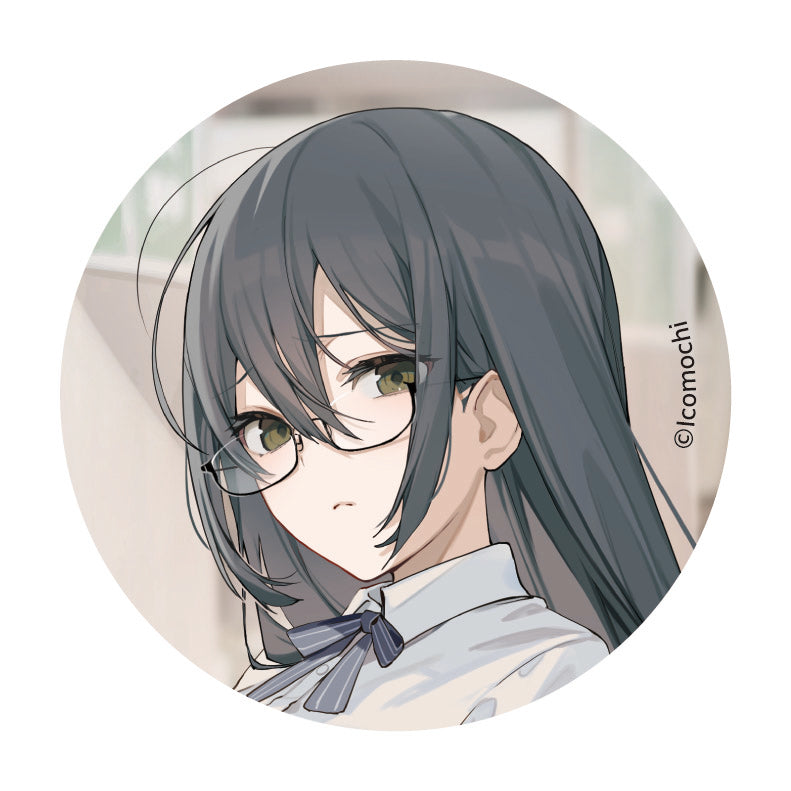 (Goods - Badge) Kuudere Bunny Girl & IchaAma ASMR Random Badge Aoi-chan & Natsume Senpai (Blind Box -Single)