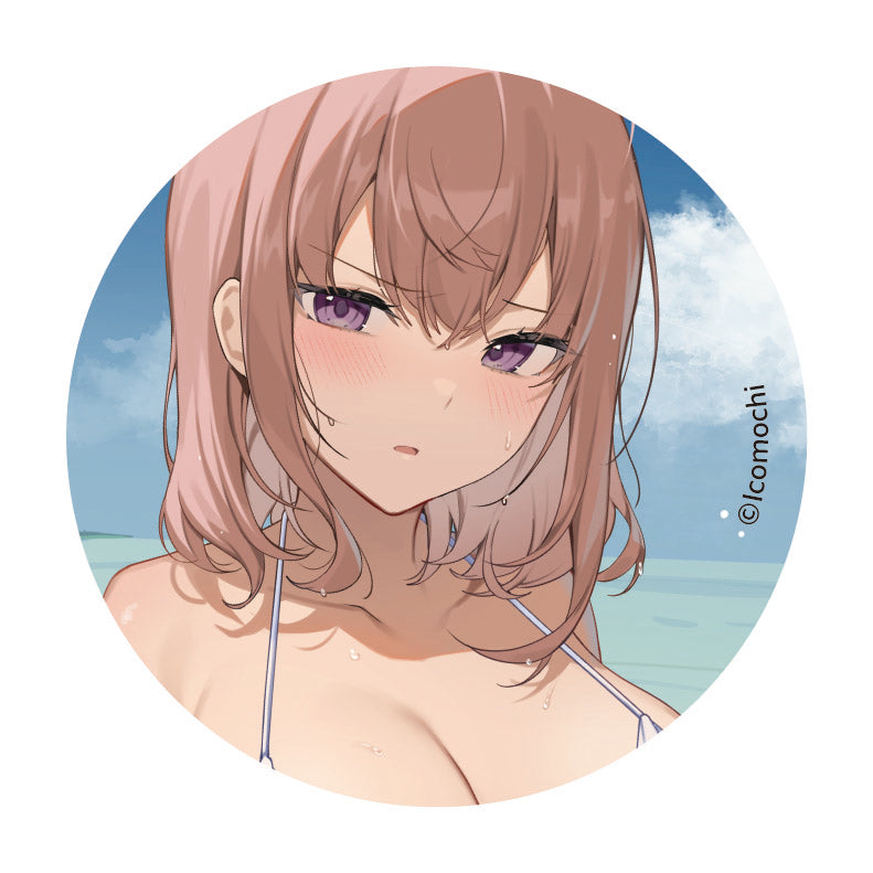 (Goods - Badge) Kuudere Bunny Girl & IchaAma ASMR Random Badge Aoi-chan & Natsume Senpai (Blind Box -Single)