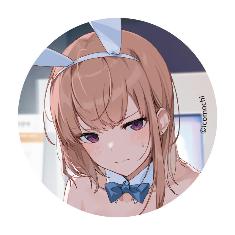 (Goods - Badge) Kuudere Bunny Girl & IchaAma ASMR Random Badge Aoi-chan & Natsume Senpai (Blind Box -Single)