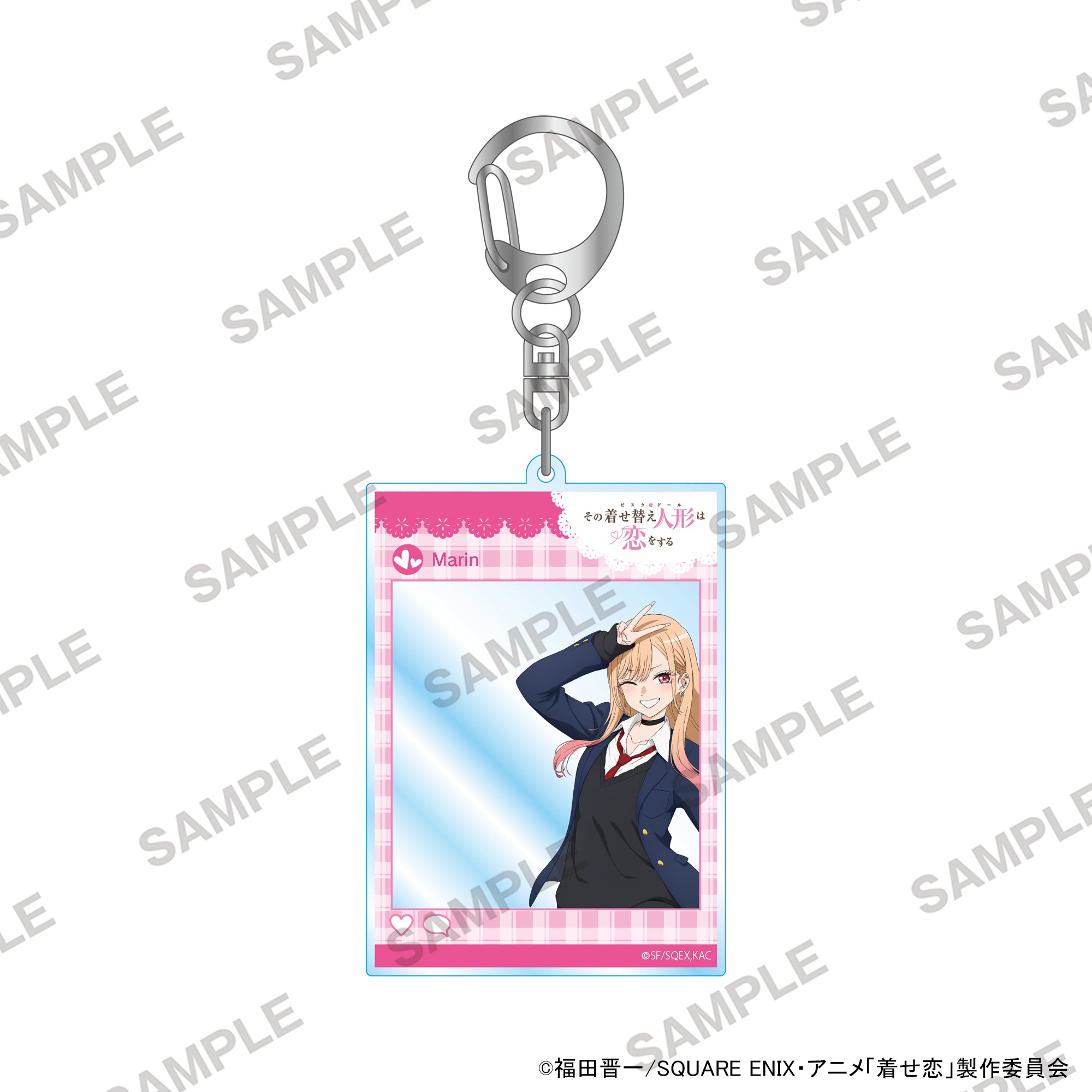 (Goods - Keychain) TV Anime My Dress-Up Darling Acrylic Keychains in Social Media Style - Marin Kitagawa