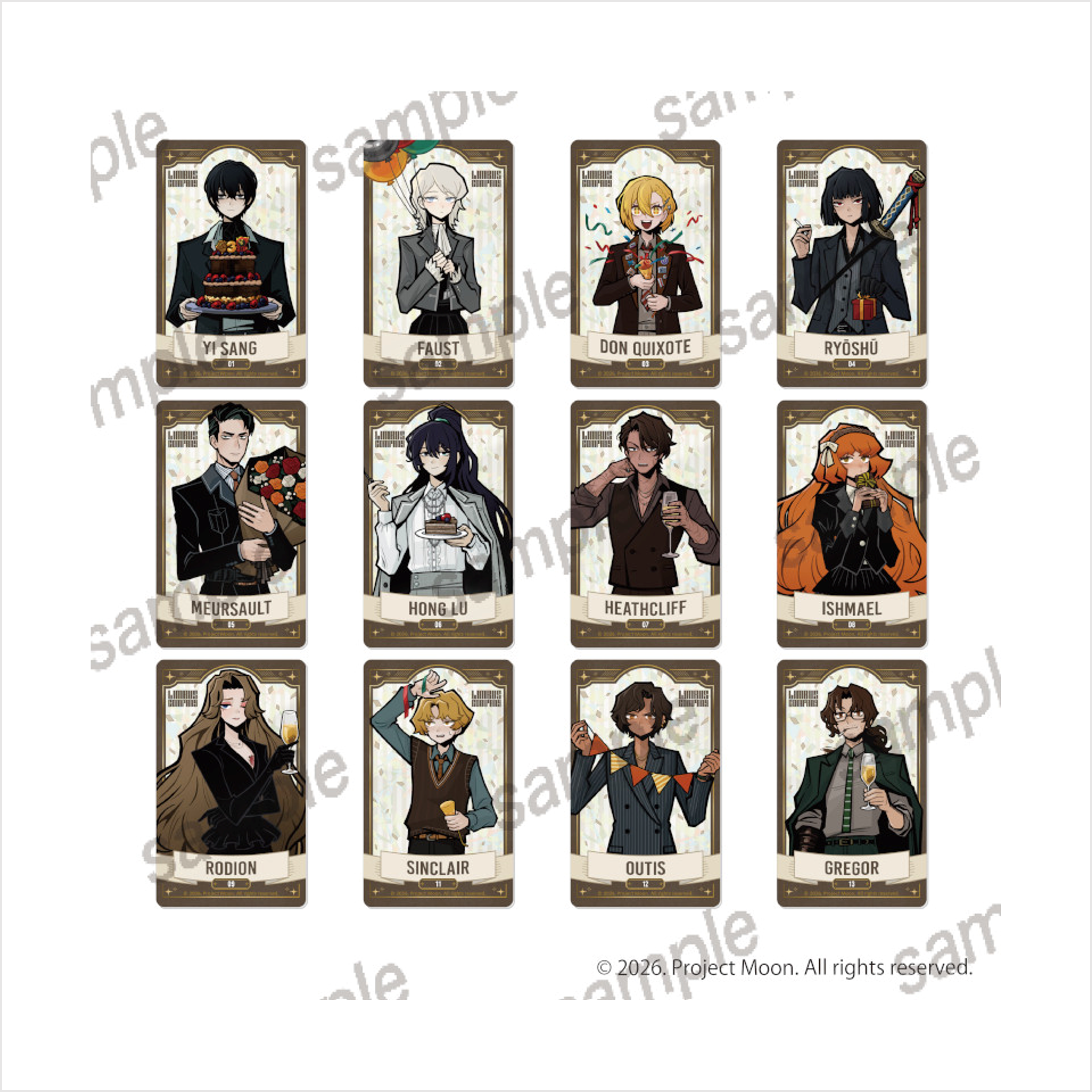 (Goods - Card) Limbus Company Karaoke Maneki Neko Hologram Clear Card