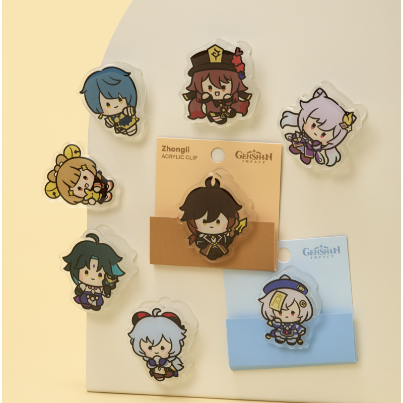 (Goods - Accessory) Genshin Impact Acrylic Clip Keqing