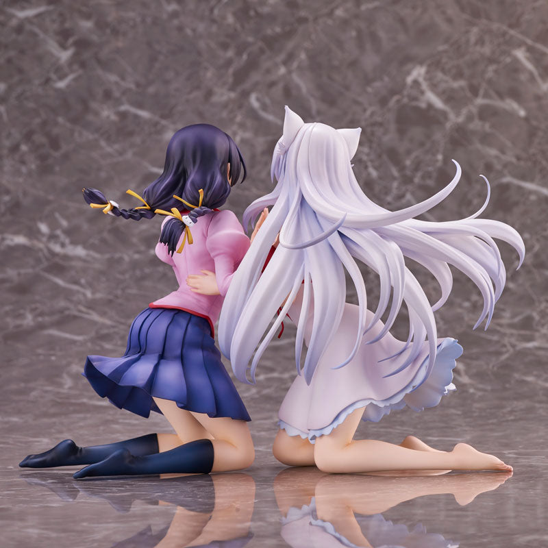 [Nekomonogatari] Tsubasa Hanekawa & the Sawarineko - Figure Set
