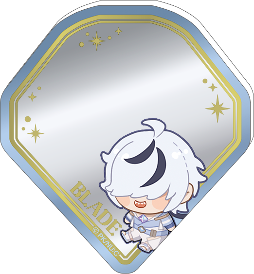 (Goods - Sticker) NU: Carnival Acrylic Mirror Sticker / Blade